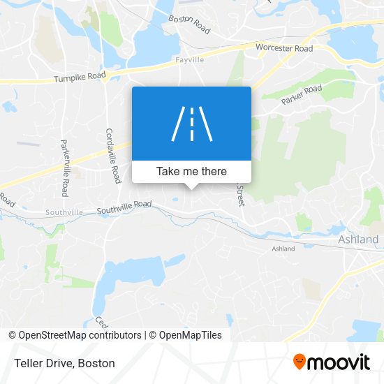 Mapa de Teller Drive