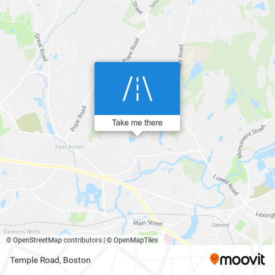Mapa de Temple Road