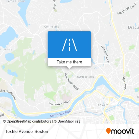 Textile Avenue map