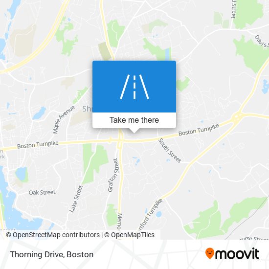 Thorning Drive map