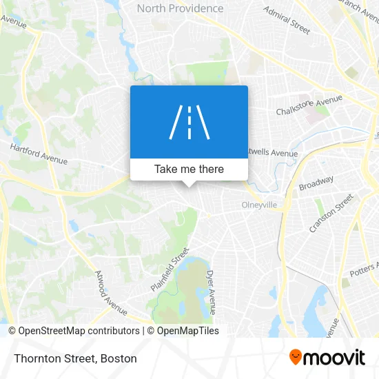 Thornton Street map