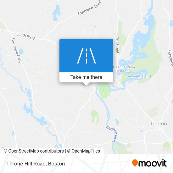 Mapa de Throne Hill Road