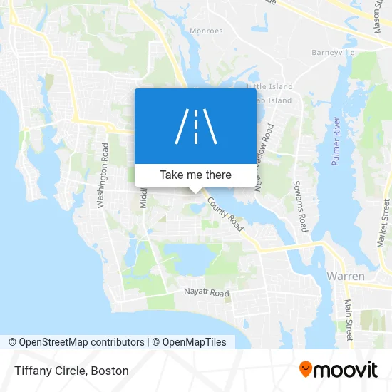 Tiffany Circle map