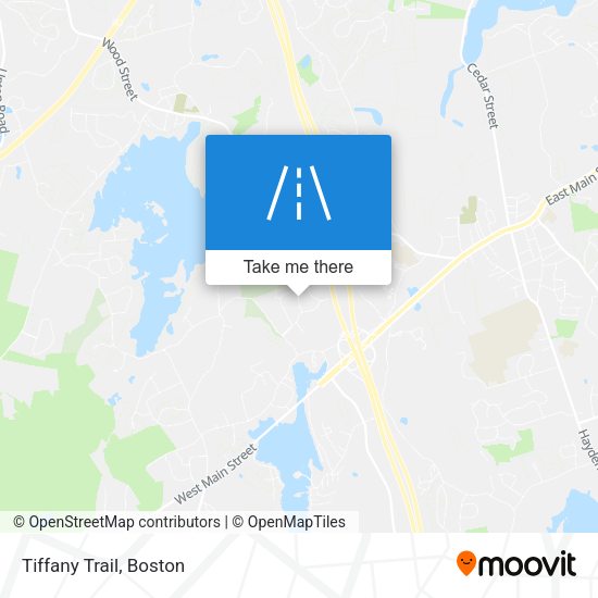 Mapa de Tiffany Trail