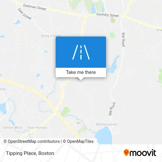 Tipping Place map