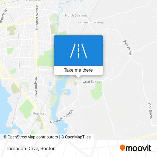 Tompson Drive map