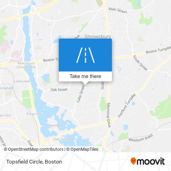 Topsfield Circle map