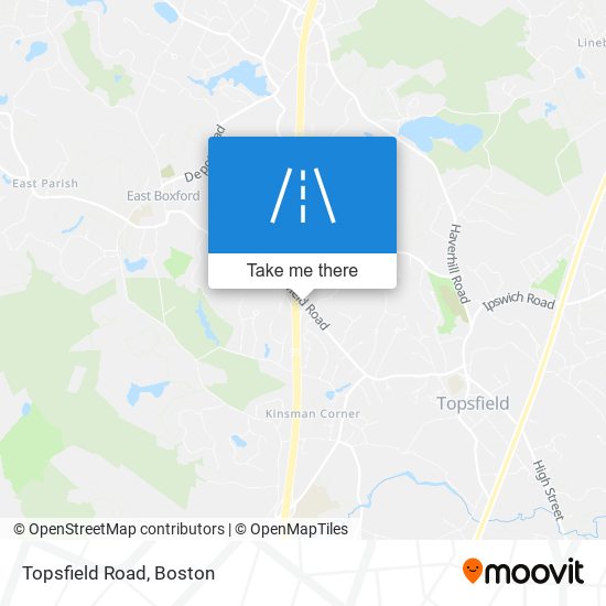 Topsfield Road map