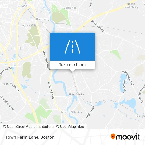 Town Farm Lane map