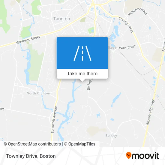 Townley Drive map