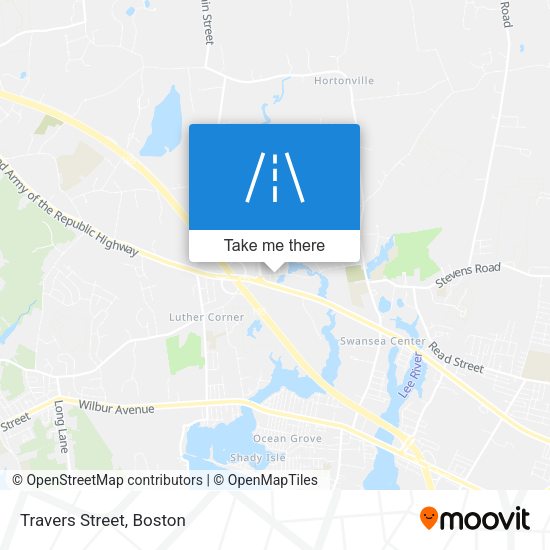 Mapa de Travers Street