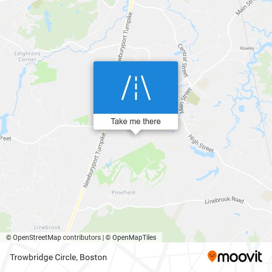Mapa de Trowbridge Circle