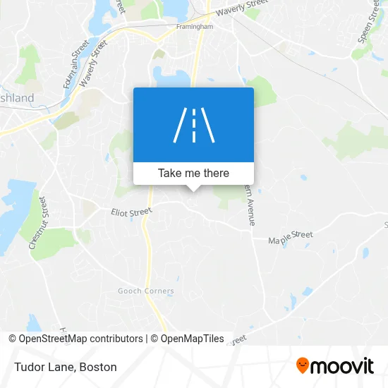 Tudor Lane map