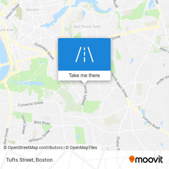 Tufts Street map