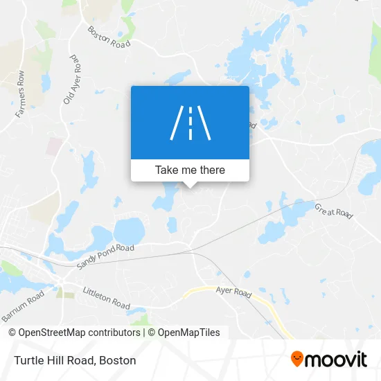 Turtle Hill Road map