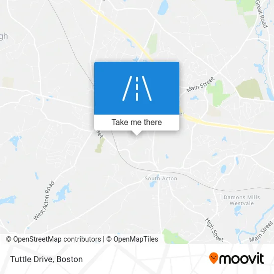 Tuttle Drive map