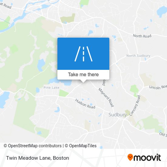 Mapa de Twin Meadow Lane