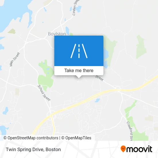 Twin Spring Drive map