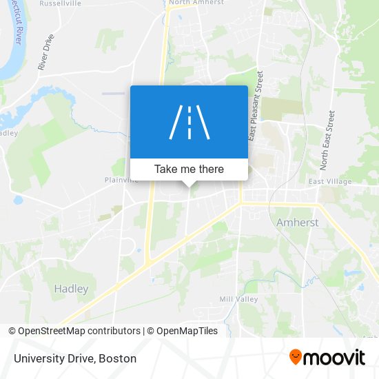 University Drive map