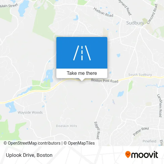 Uplook Drive map