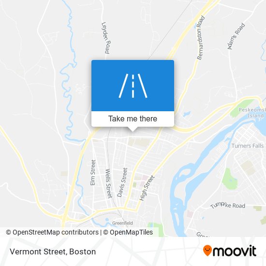 Vermont Street map