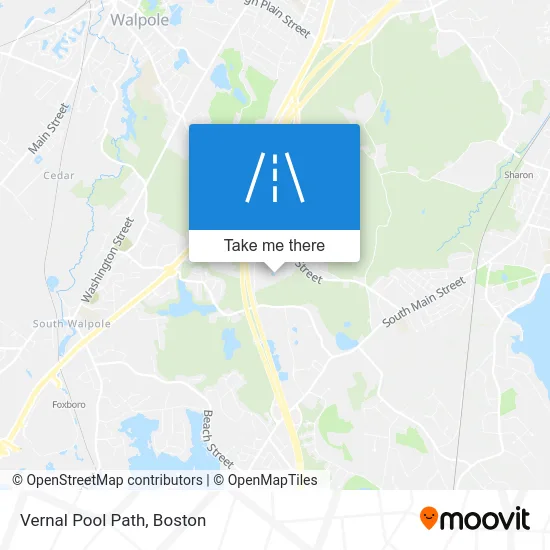 Vernal Pool Path map