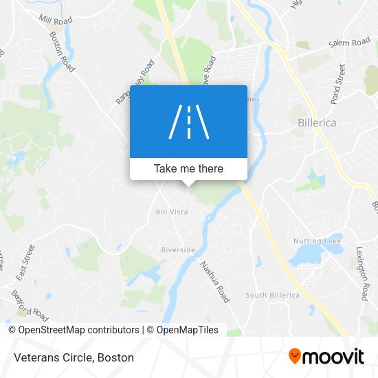 Mapa de Veterans Circle