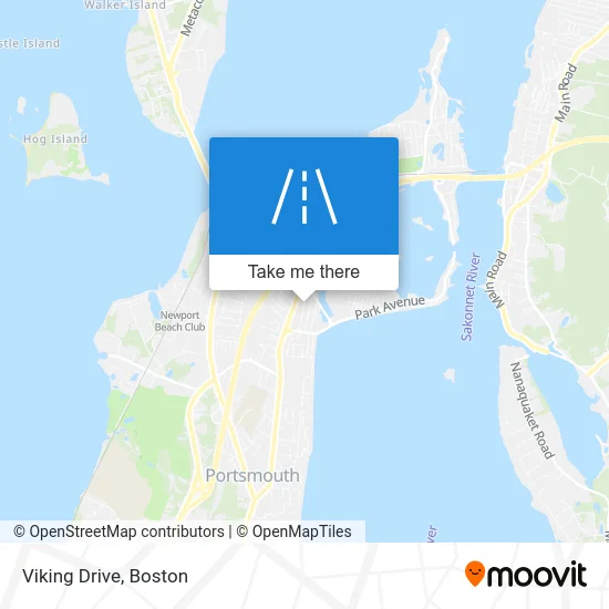 Viking Drive map