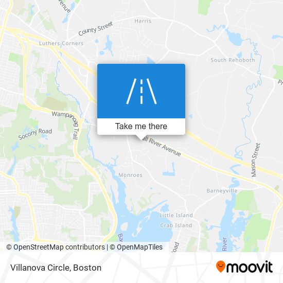 Villanova Circle map