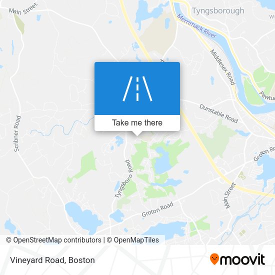 Mapa de Vineyard Road