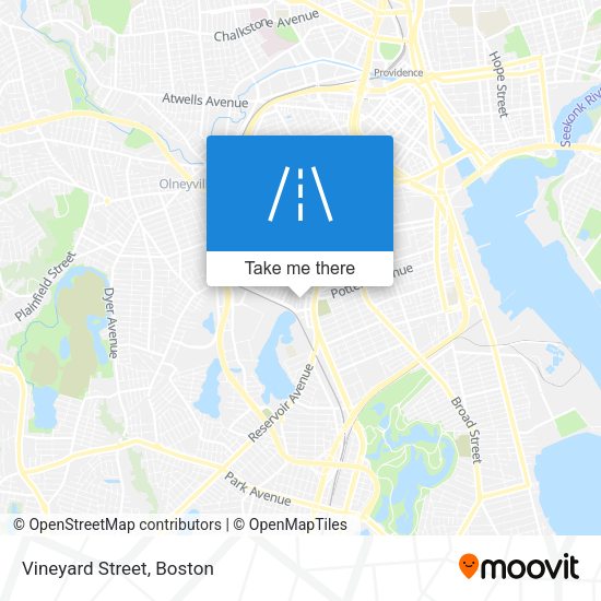 Mapa de Vineyard Street