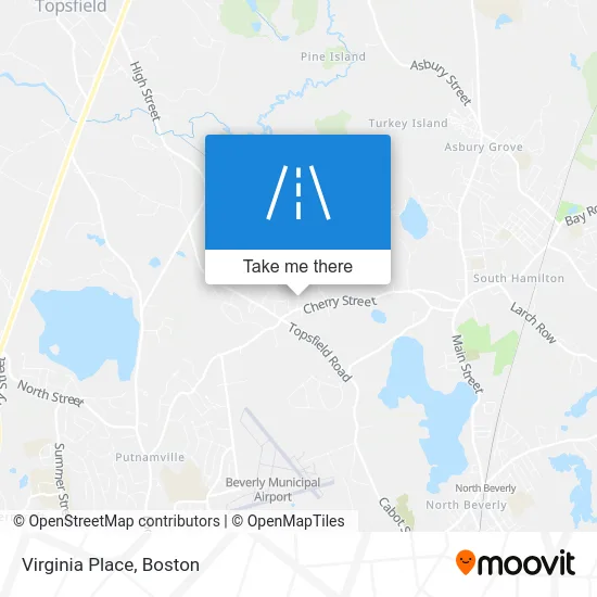 Virginia Place map