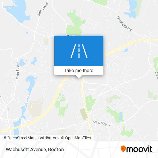 Mapa de Wachusett Avenue