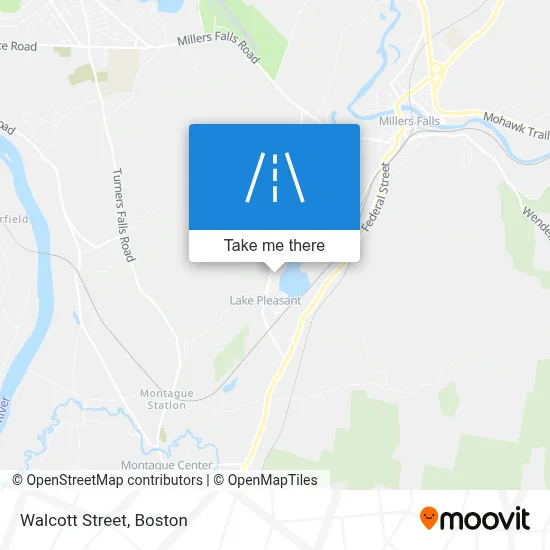 Walcott Street map