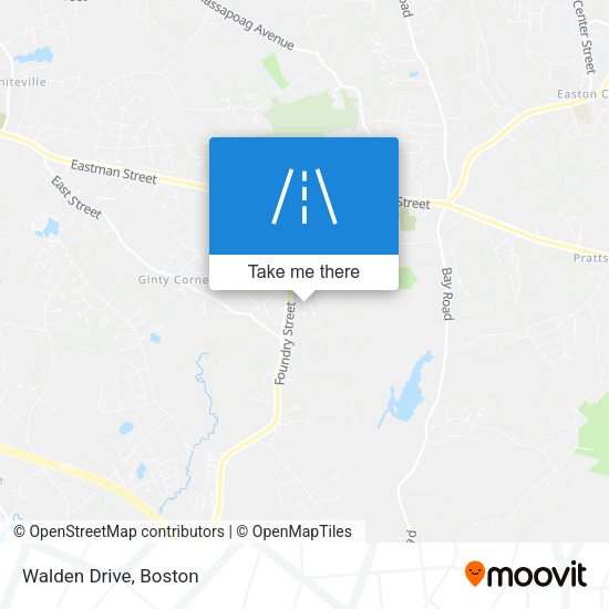 Walden Drive map