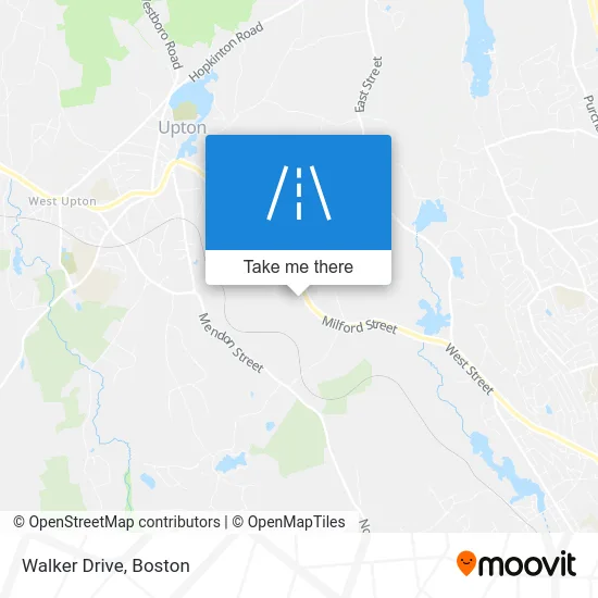 Walker Drive map