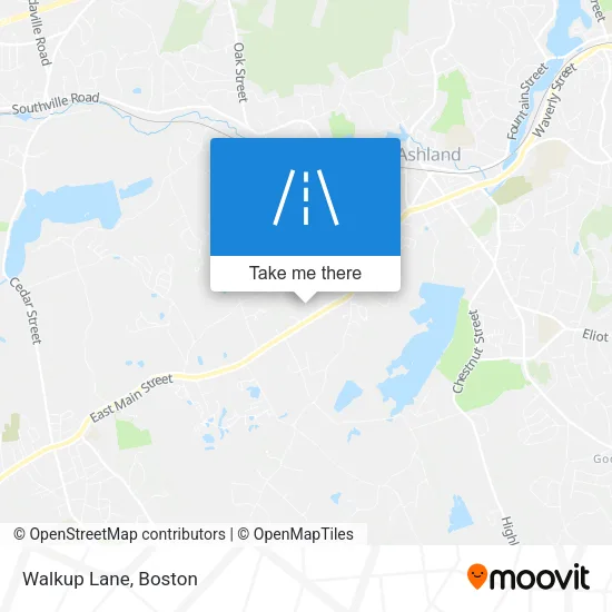 Walkup Lane map