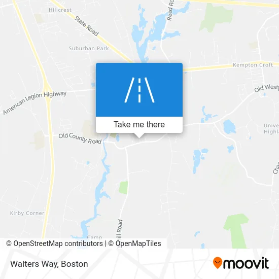 Walters Way map