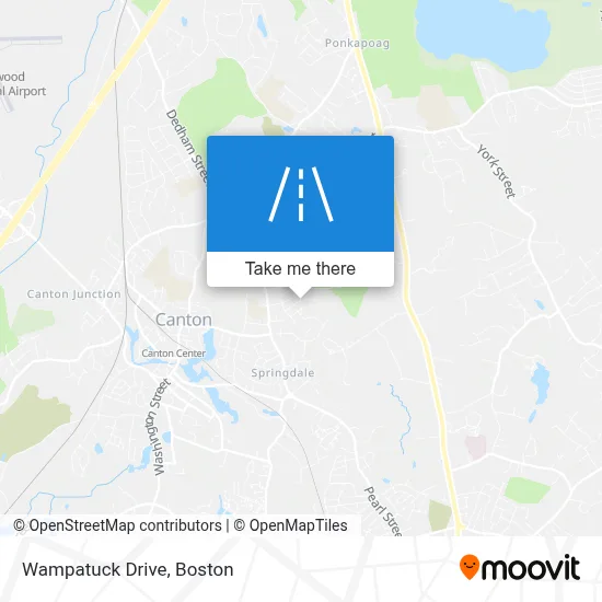 Wampatuck Drive map