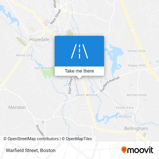 Mapa de Warfield Street