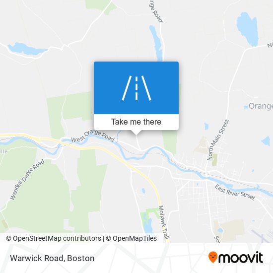 Mapa de Warwick Road