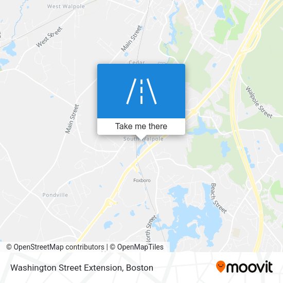Mapa de Washington Street Extension