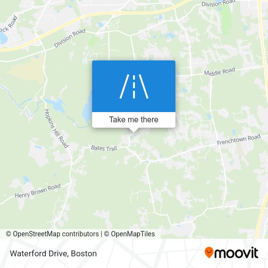 Mapa de Waterford Drive