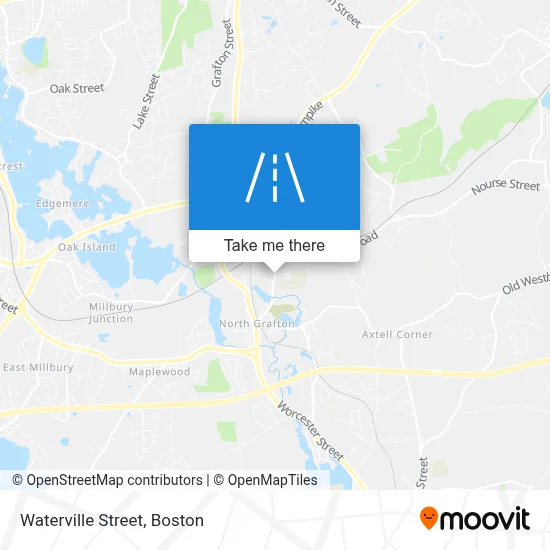 Waterville Street map