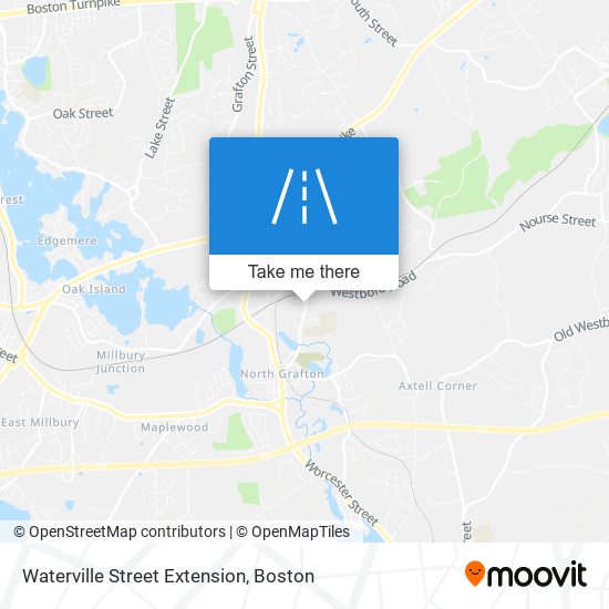 Waterville Street Extension map