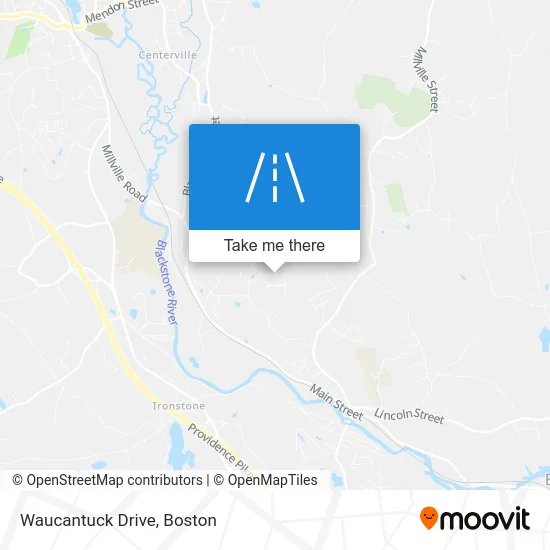 Waucantuck Drive map