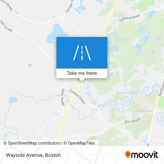 Mapa de Wayside Avenue