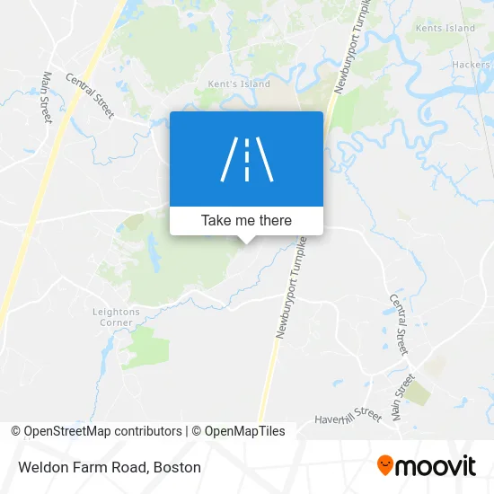 Weldon Farm Road map