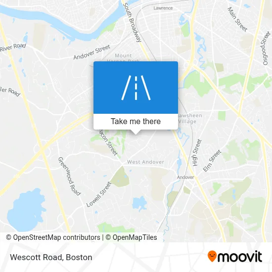 Wescott Road map