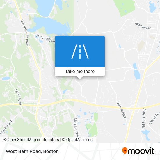 Mapa de West Barn Road